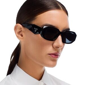 Prada Runway 49mm Rectangular Sunglasses